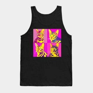 Cat Bengal Pop Art - Cat Lover Gift Tank Top